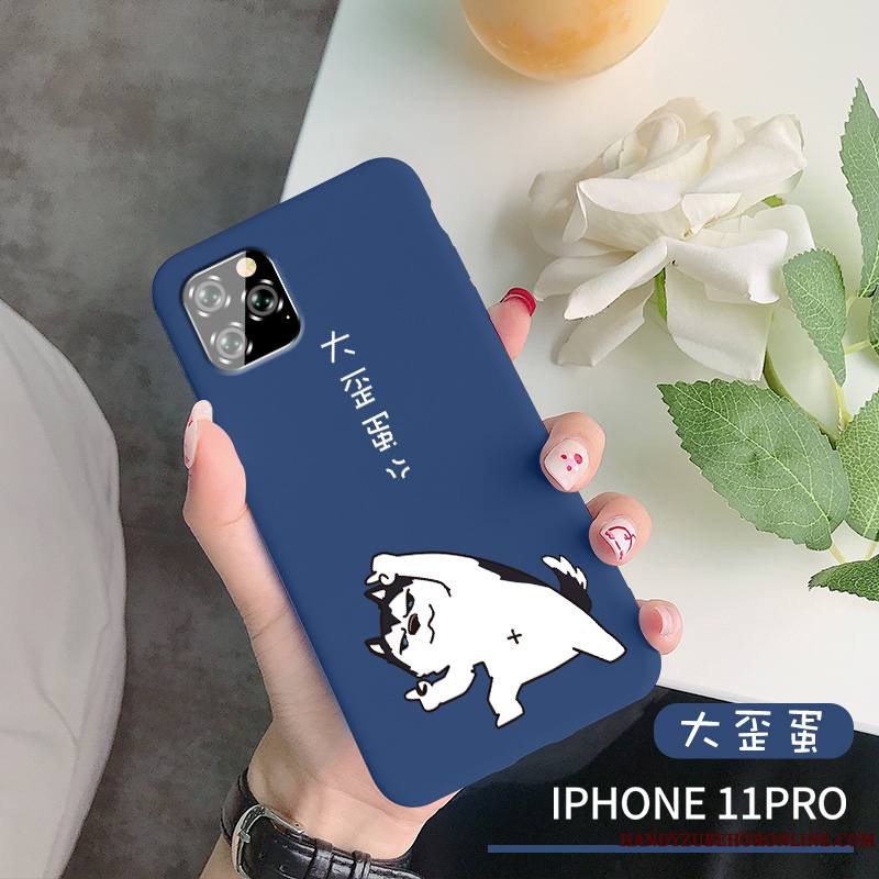 iPhone 11 Pro Très Mince Étui Personnalité Coque De Téléphone Crocodile Fluide Doux Silicone