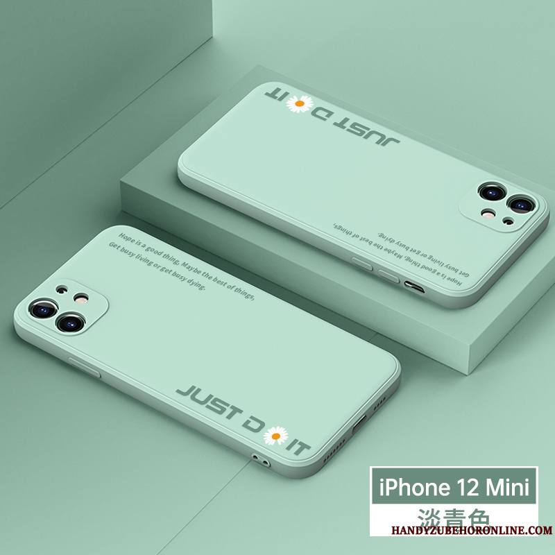 iPhone 12 Mini Coque Tout Compris Personnalité Créatif Carré Nouveau Incassable Étui