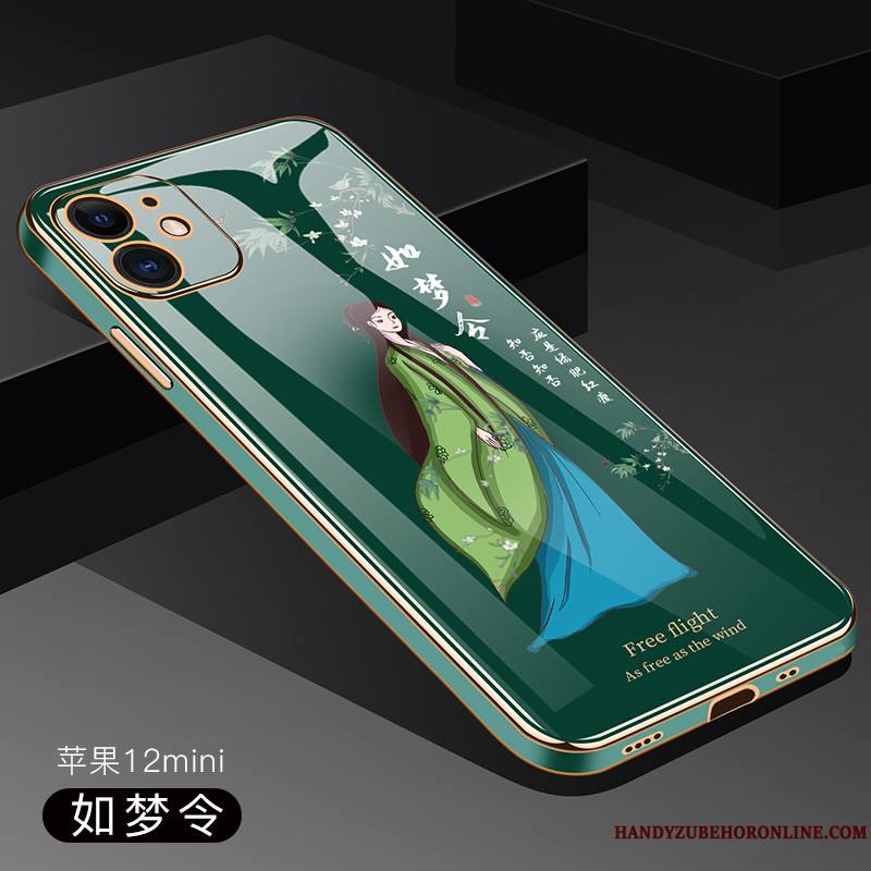 iPhone 12 Mini Très Mince Transparent Incassable Coque De Téléphone Silicone Tout Compris Étui