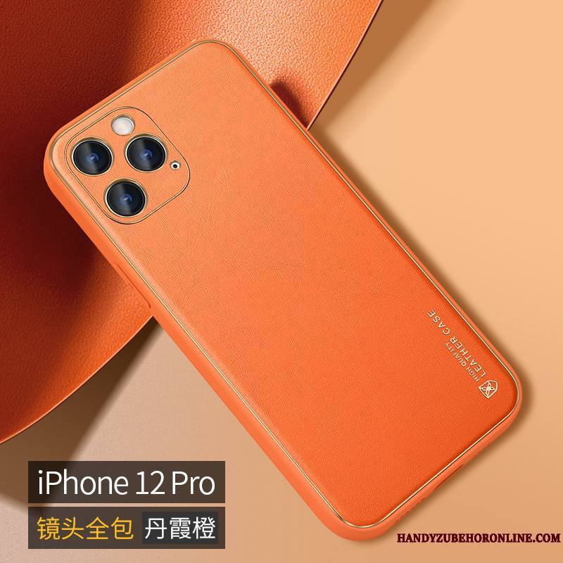 iPhone 12 Pro Coque Incassable Rose Étui Nouveau Personnalité Créatif Net Rouge