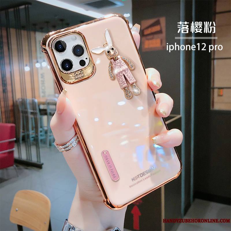 iPhone 12 Pro Incassable Dessin Animé Charmant Nouveau Créatif Marque De Tendance Coque