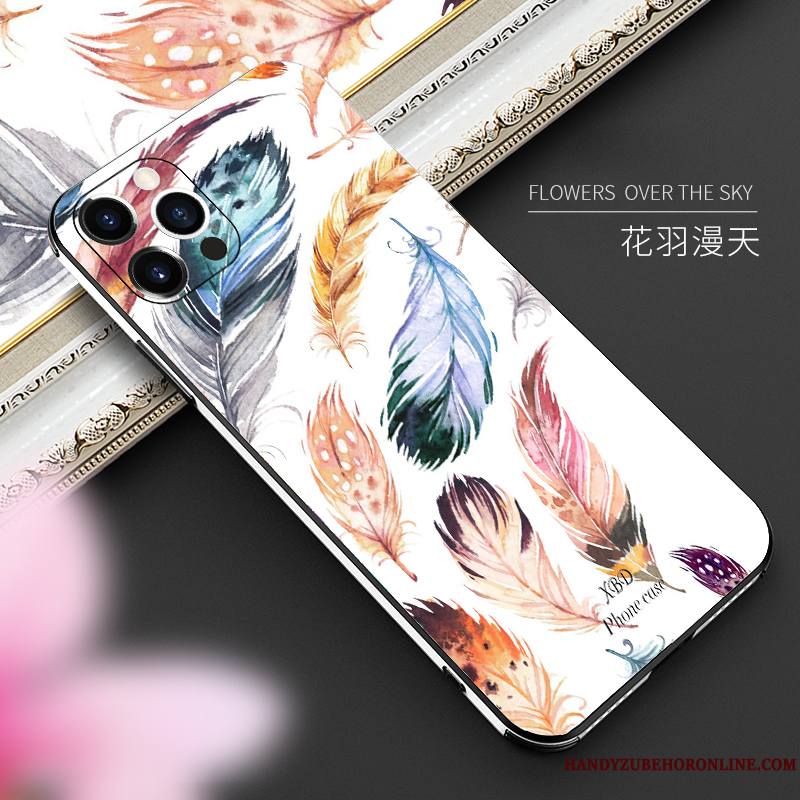 iPhone 12 Pro Luxe Incassable Tout Compris Coque De Téléphone Très Mince Créatif Rose