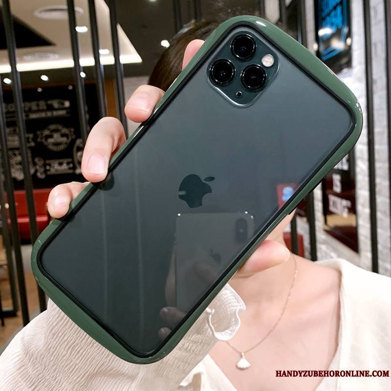 iPhone 12 Pro Max Luxe Verre Marque De Tendance Coque De Téléphone Incassable Silicone Petit