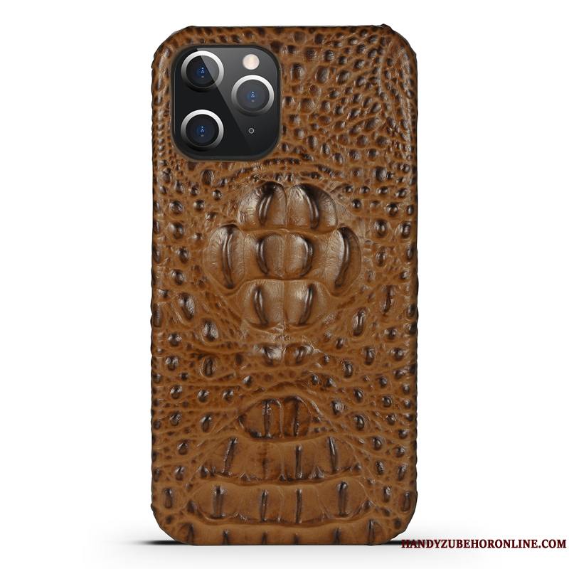 iPhone 12 Pro Max Étui Luxe Tout Compris Coque De Téléphone Bovins Business Incassable