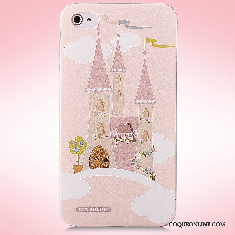 iPhone 4/4s Coque De Téléphone Peinture Étui Gaufrage Protection Dimensionnel Dessin Animé