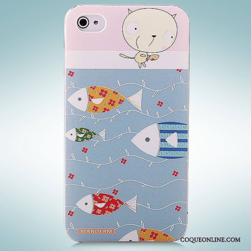 iPhone 4/4s Coque De Téléphone Peinture Étui Gaufrage Protection Dimensionnel Dessin Animé