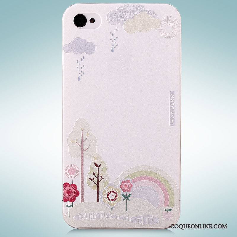 iPhone 4/4s Coque De Téléphone Peinture Étui Gaufrage Protection Dimensionnel Dessin Animé