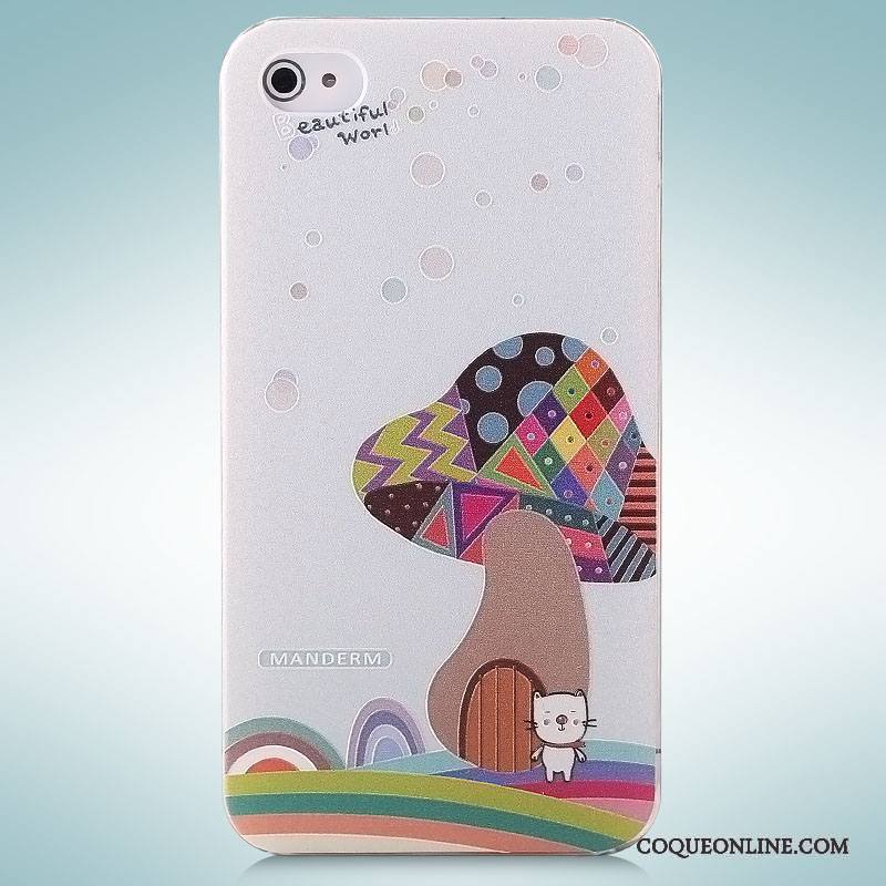 iPhone 4/4s Coque De Téléphone Peinture Étui Gaufrage Protection Dimensionnel Dessin Animé