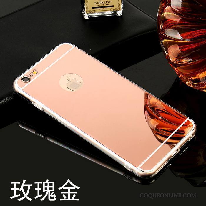 iPhone 4/4s Coque Tendance Simple Protection Incassable Étui Fluide Doux Miroir