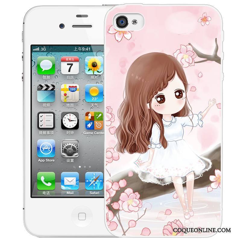 iPhone 4/4s Peinture Coque Gaufrage De Téléphone Étui Dessin Animé Protection