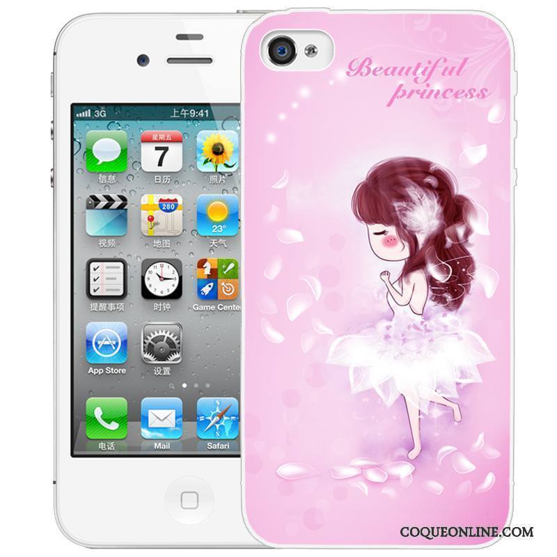 iPhone 4/4s Peinture Coque Gaufrage De Téléphone Étui Dessin Animé Protection