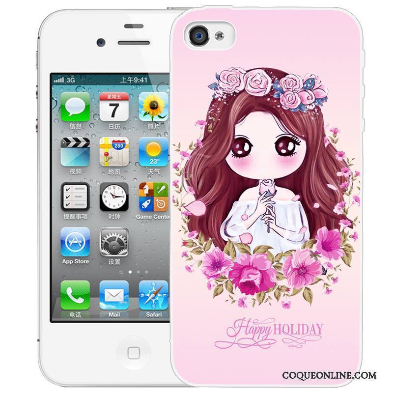 iPhone 4/4s Peinture Coque Gaufrage De Téléphone Étui Dessin Animé Protection