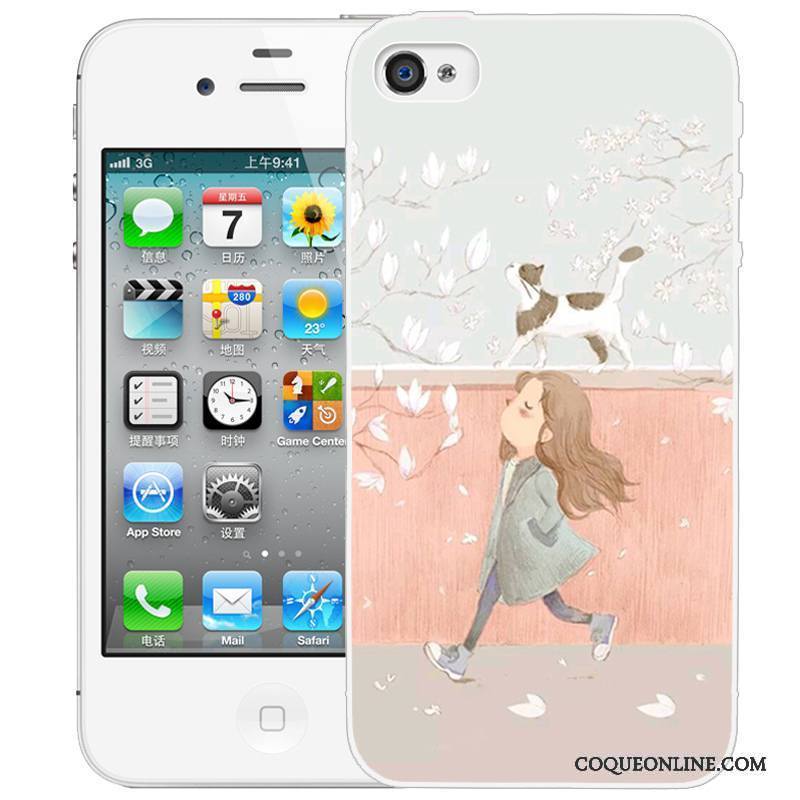 iPhone 4/4s Peinture Coque Gaufrage De Téléphone Étui Dessin Animé Protection