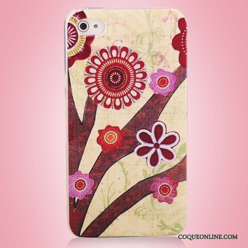 iPhone 4/4s Protection Étui Art Arbres Coque De Téléphone Téléphone Portable Peinture