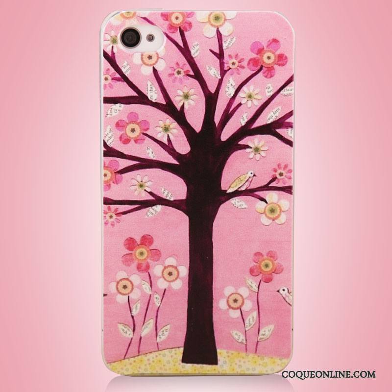 iPhone 4/4s Protection Étui Art Arbres Coque De Téléphone Téléphone Portable Peinture