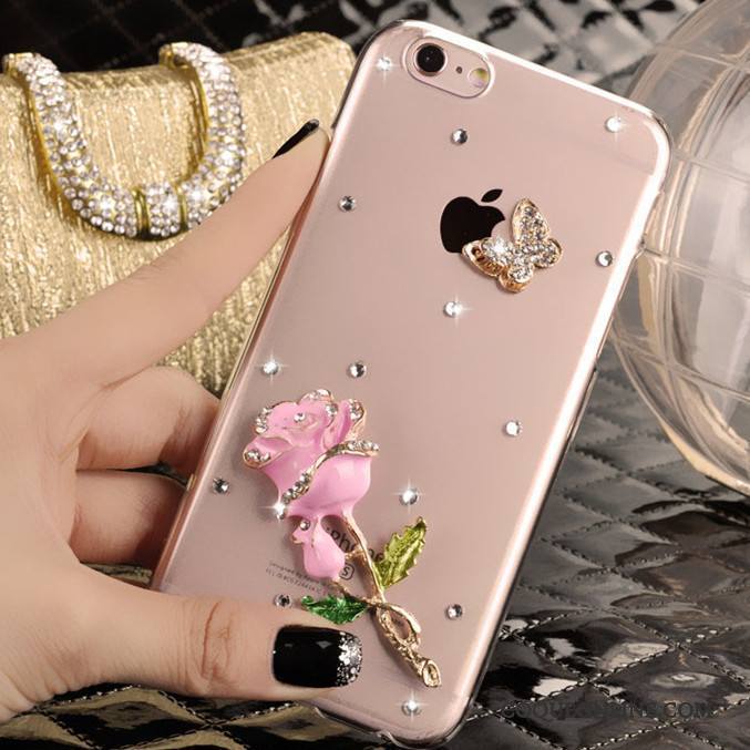 iPhone 4/4s Téléphone Portable Nouveau Protection Tendance Étui Rose Coque