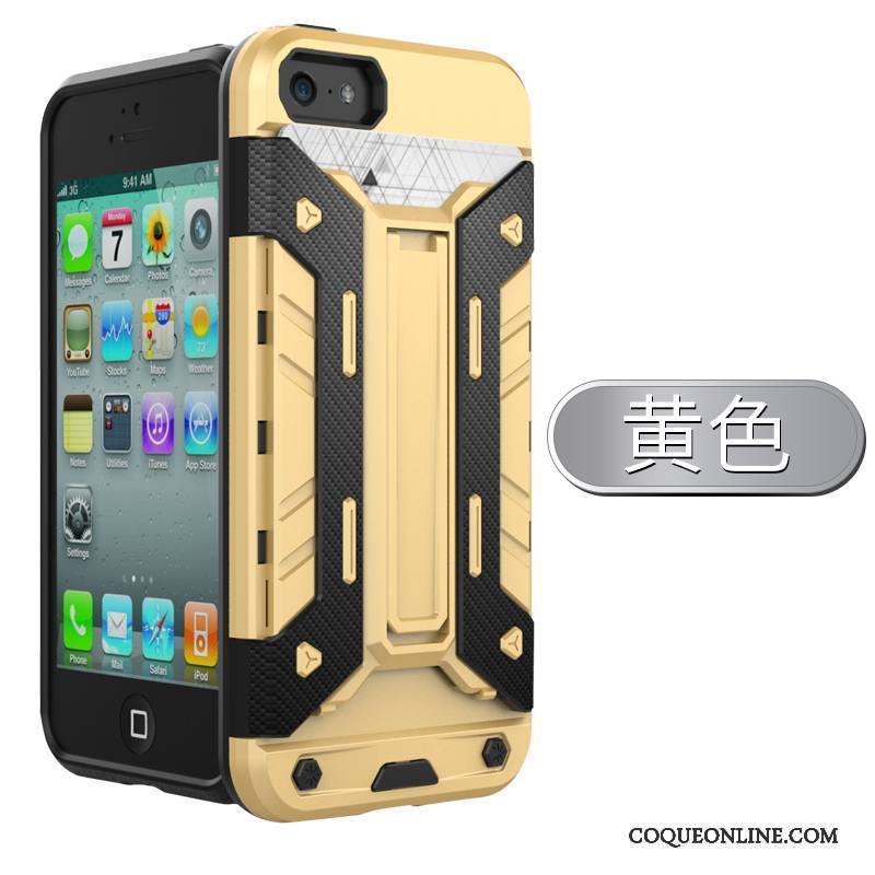 iPhone 5/5s Coque Cool Silicone Incassable Tout Compris Téléphone Portable Protection Personnalité