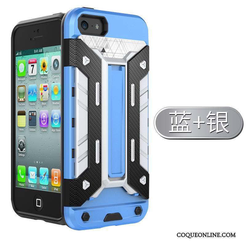 iPhone 5/5s Coque Cool Silicone Incassable Tout Compris Téléphone Portable Protection Personnalité