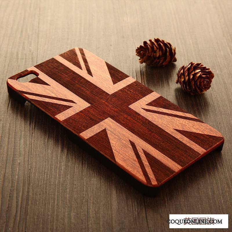 iPhone 5/5s Coque Créatif Personnalisé Personnalité Étoile Étui Difficile En Bois