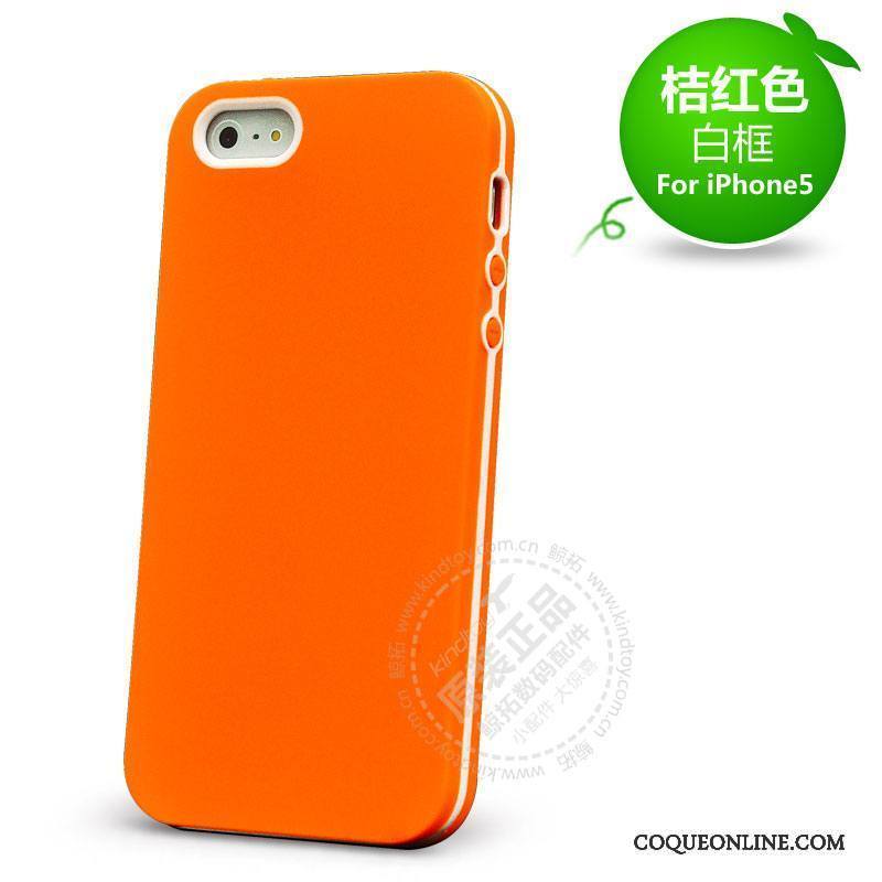 iPhone 5/5s Coque De Téléphone Protection Silicone Étui Incassable Rouge