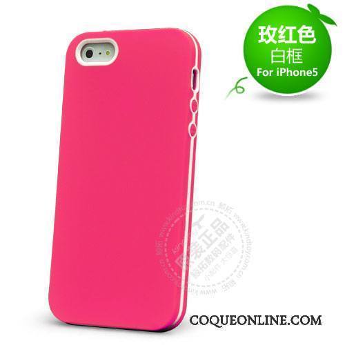 iPhone 5/5s Coque De Téléphone Protection Silicone Étui Incassable Rouge