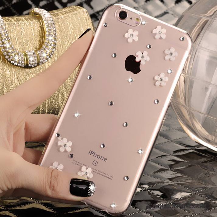 iPhone 5/5s Coque De Téléphone Strass Étui Rose Protection