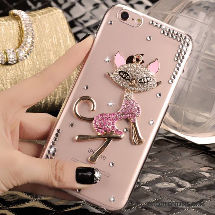 iPhone 5/5s Coque De Téléphone Strass Étui Rose Protection