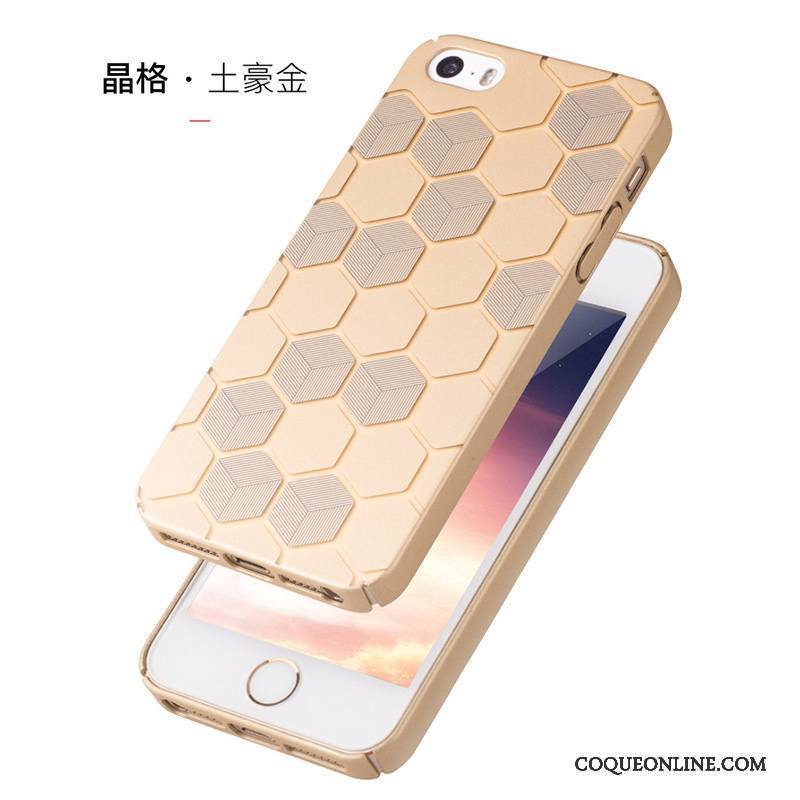 iPhone 5/5s Coque Délavé En Daim Étui Téléphone Portable Tendance Difficile Bleu Incassable