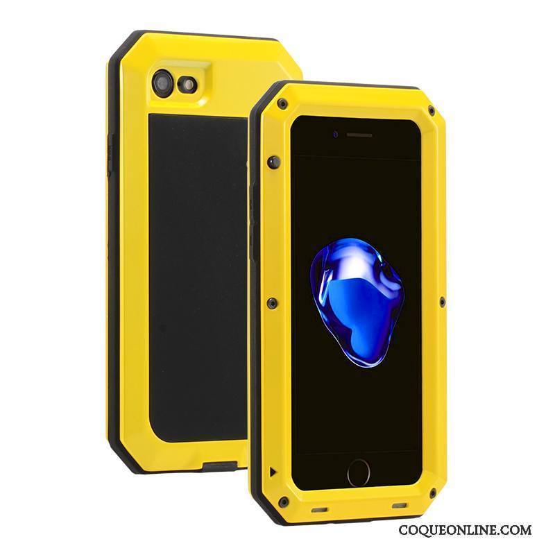 iPhone 5/5s Coque Tout Compris Armure Métal Border Tendance Incassable Protection