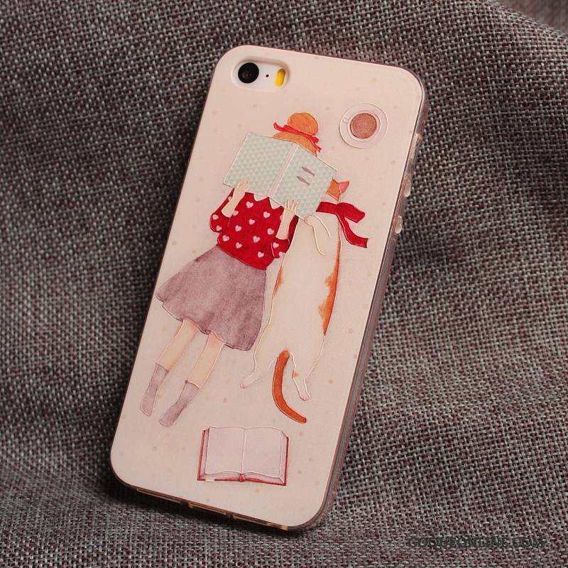 iPhone 5/5s Dessin Animé Coque Tout Compris Fluide Doux Étui Personnalité De Téléphone