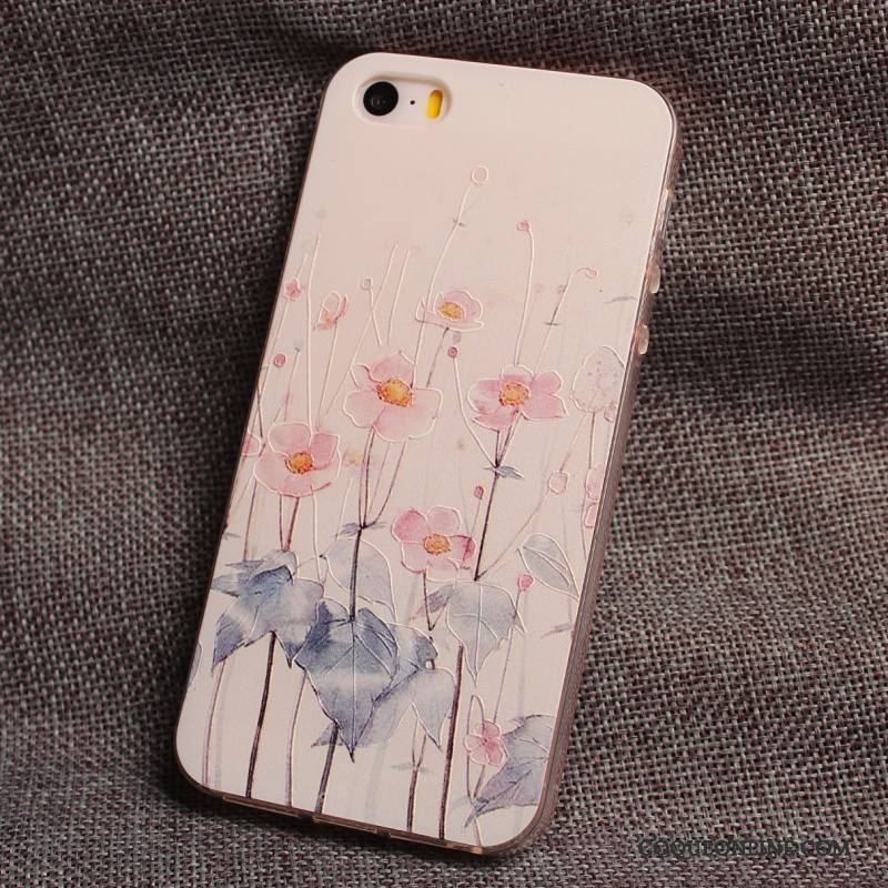 iPhone 5/5s Dessin Animé Coque Tout Compris Fluide Doux Étui Personnalité De Téléphone