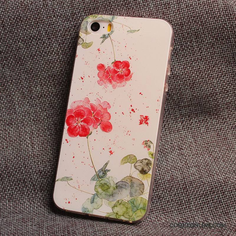 iPhone 5/5s Dessin Animé Coque Tout Compris Fluide Doux Étui Personnalité De Téléphone