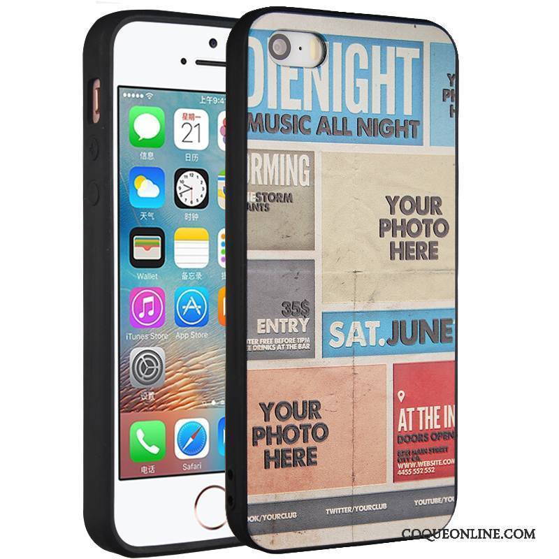 iPhone 5/5s Fluide Doux Jaune Dessin Animé Protection Créatif Coque De Téléphone Ornements Suspendus