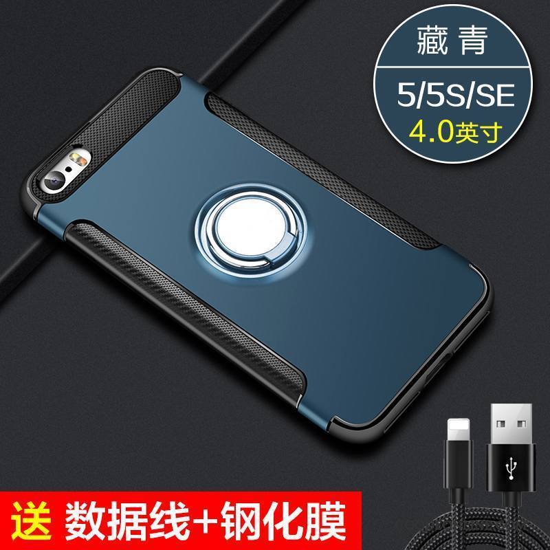 iPhone 5/5s Incassable Coque Créatif Noir De Téléphone Protection Silicone