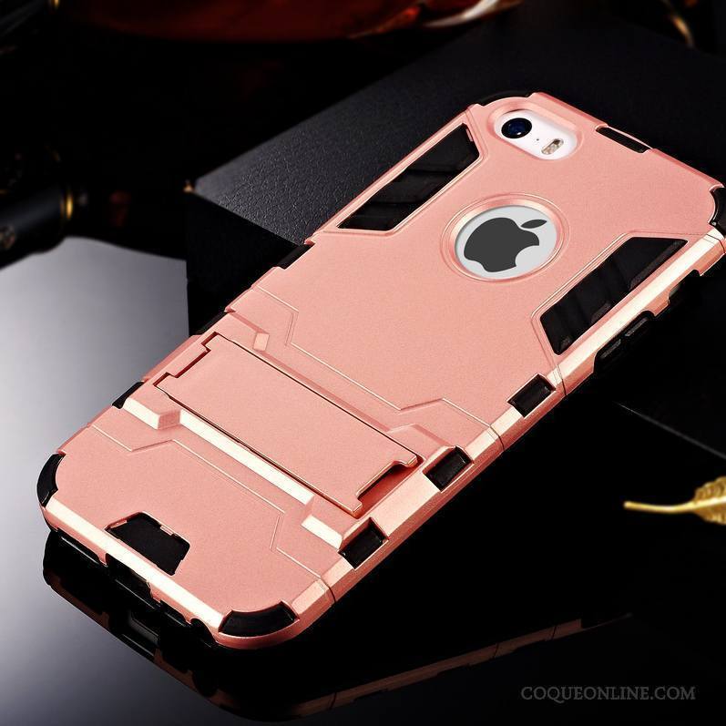 iPhone 5/5s Incassable Protection Fluide Doux Or Rose Étui Coque De Téléphone Silicone