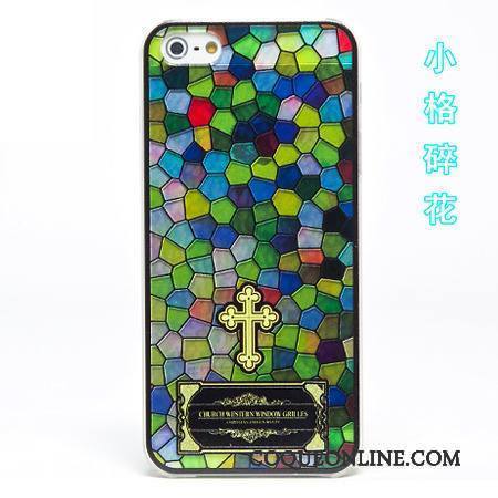 iPhone 5/5s Jaune Dessin Animé Étui Protection Vert Couleur Coque