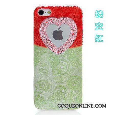 iPhone 5/5s Jaune Dessin Animé Étui Protection Vert Couleur Coque