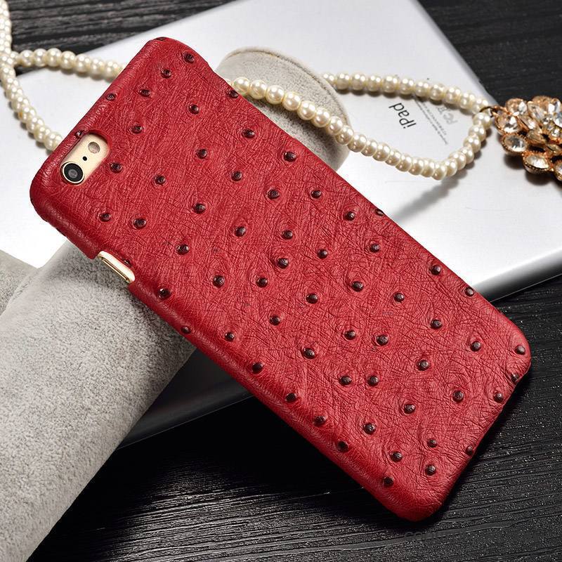 iPhone 5/5s Personnalité Créatif Étui En Cuir Rouge Couvercle Arrière Protection Coque De Téléphone