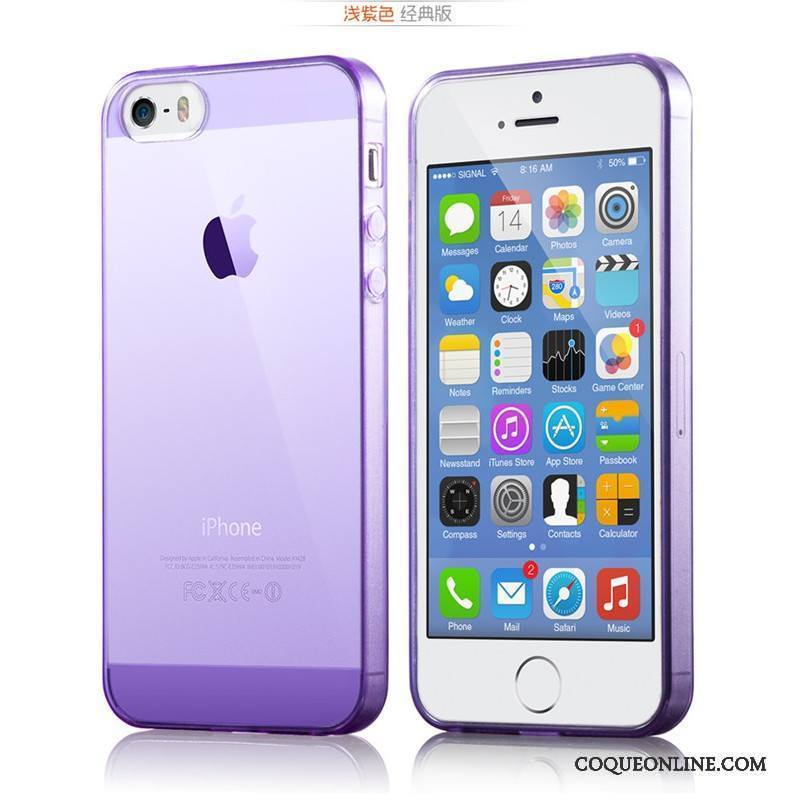 iPhone 5/5s Protection Bleu Coque De Téléphone Silicone Étui Tout Compris
