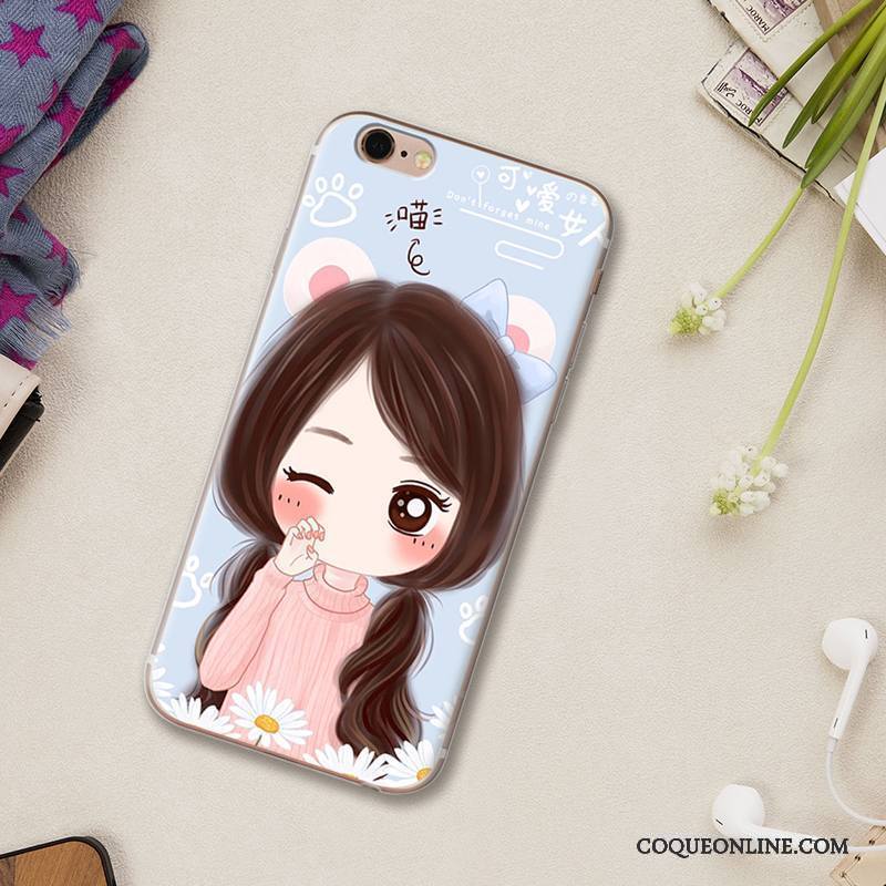 iPhone 5/5s Protection Nouveau Silicone Coque De Téléphone Étui Rose Dessin Animé