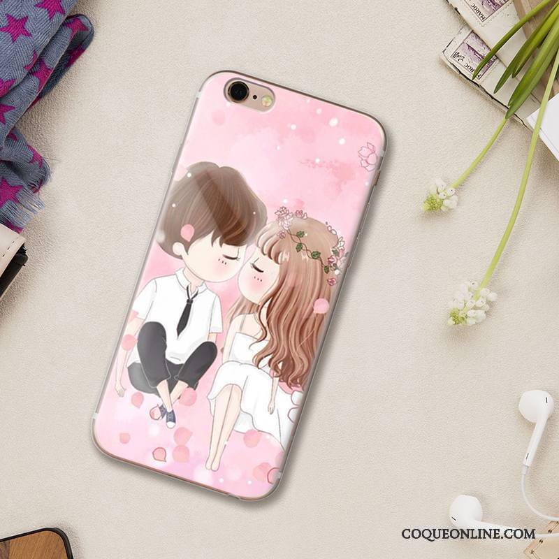 iPhone 5/5s Protection Nouveau Silicone Coque De Téléphone Étui Rose Dessin Animé