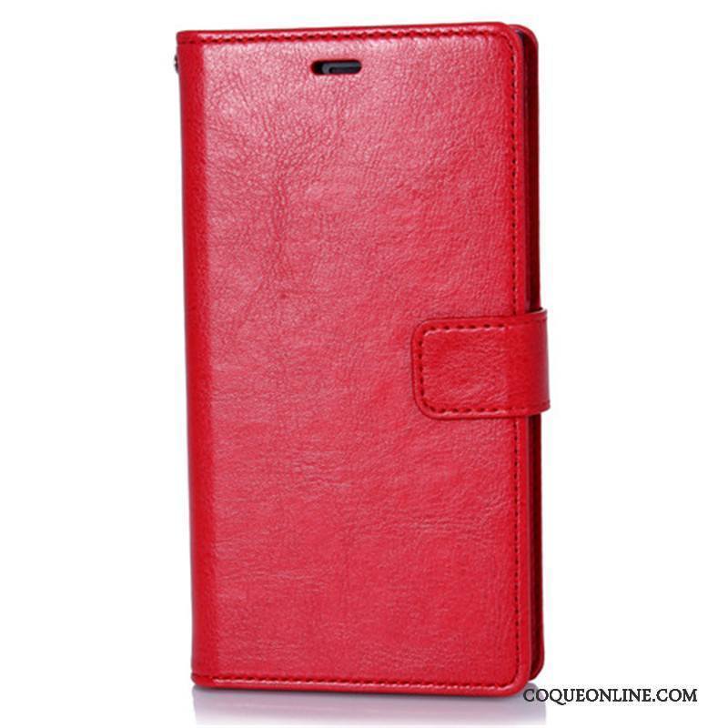 iPhone 5/5s Support Vin Rouge Coque Téléphone Portable Portefeuille Housse Étui En Cuir