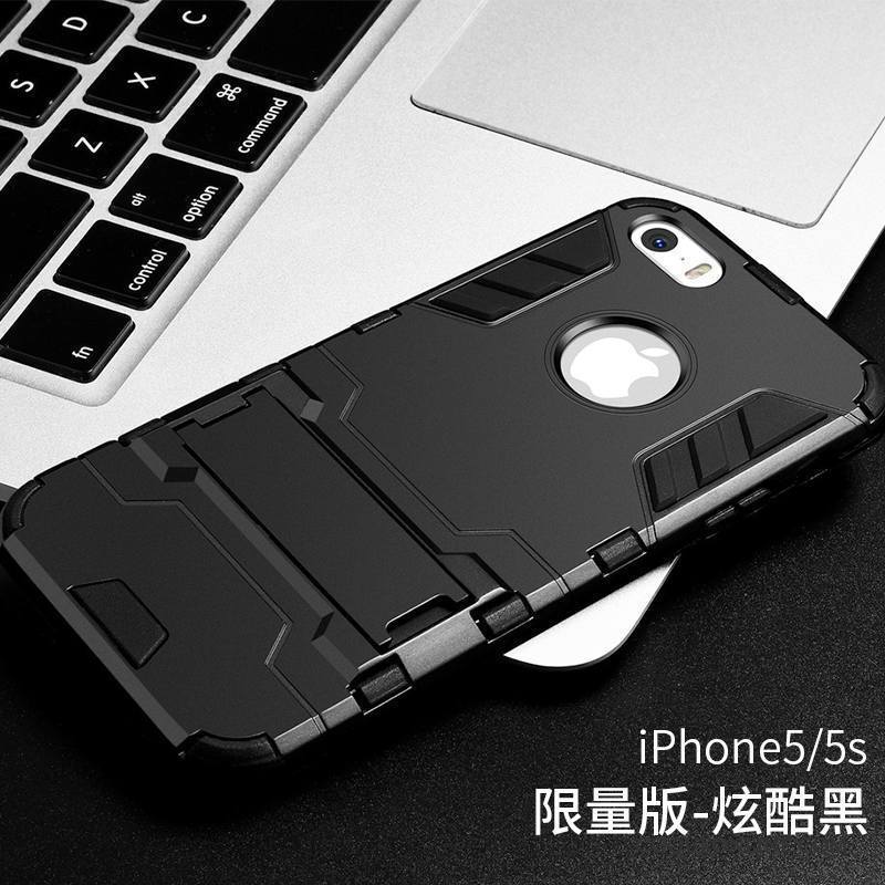 iPhone 5/5s Tout Compris Protection Délavé En Daim Silicone Coque De Téléphone Incassable