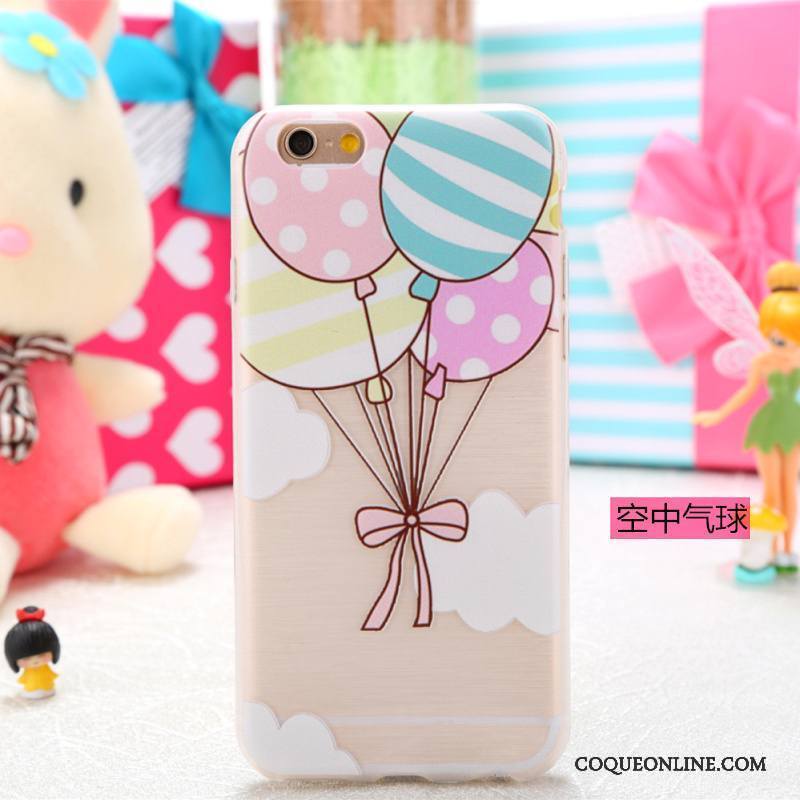 iPhone 5/5s Téléphone Portable Coque Étui Silicone Multicolore Transparent Charmant