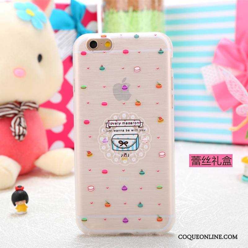iPhone 5/5s Téléphone Portable Coque Étui Silicone Multicolore Transparent Charmant