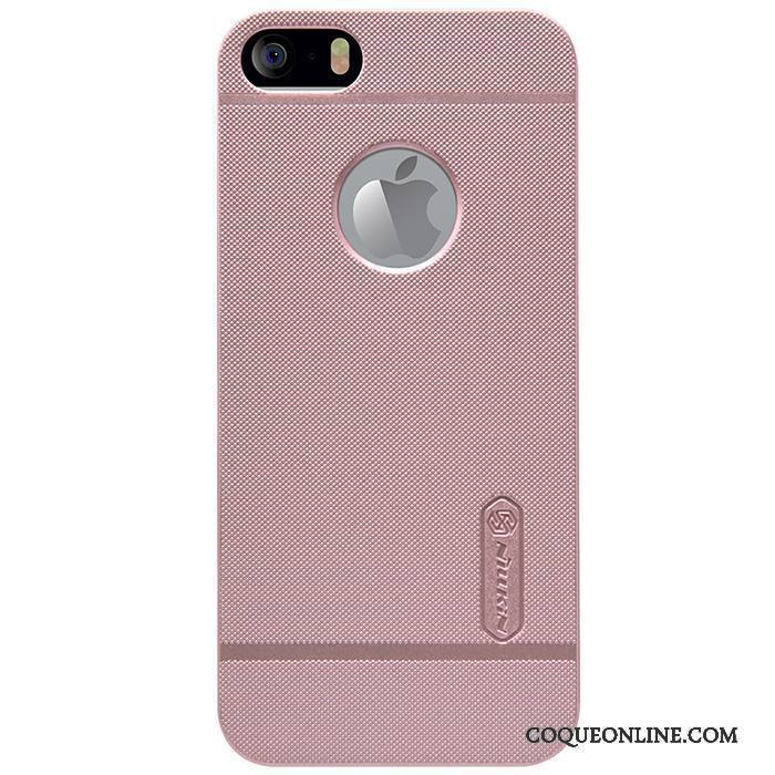 iPhone 5/5s Violet Étui Or Clair Téléphone Portable Blanc Coque De Téléphone