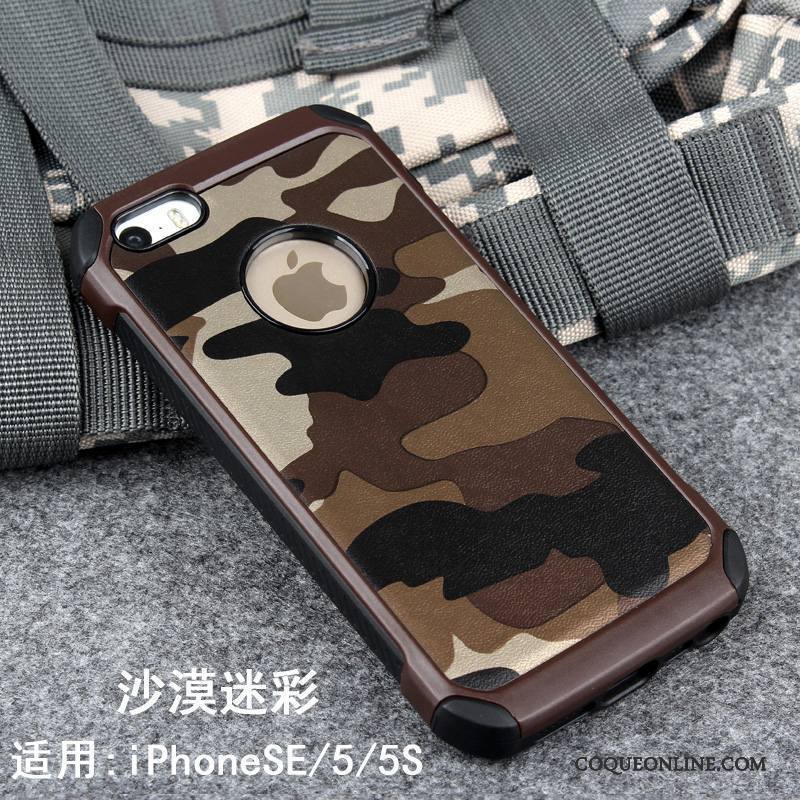 iPhone 5/5s Étui Coque De Téléphone Protection Tendance Créatif Camouflage Fluide Doux