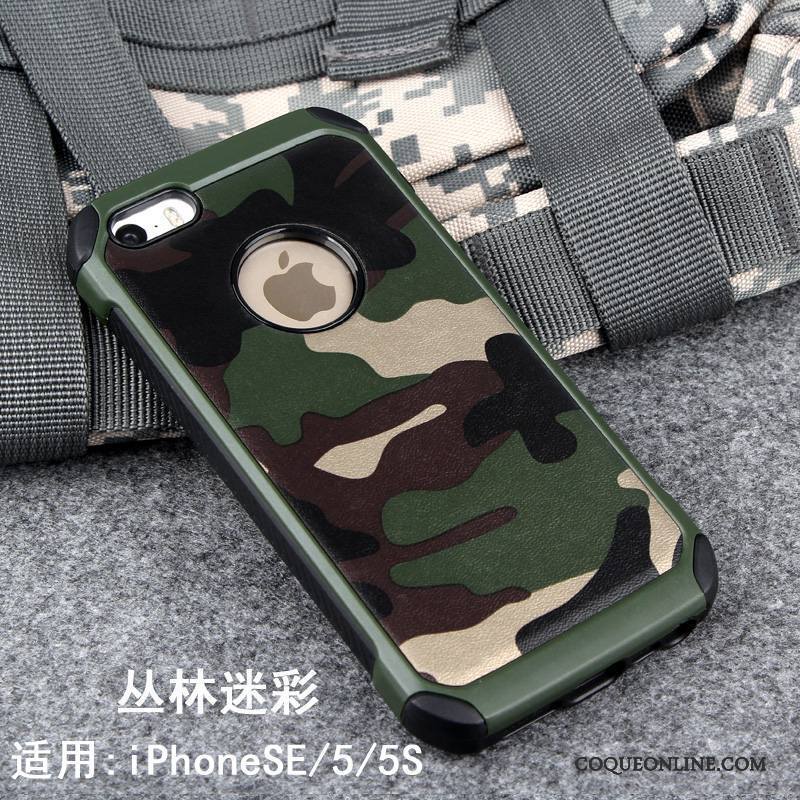 iPhone 5/5s Étui Coque De Téléphone Protection Tendance Créatif Camouflage Fluide Doux