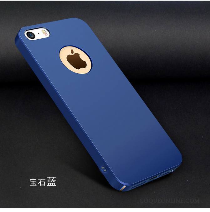 iPhone 5/5s Étui Tout Compris Légère Coque De Téléphone Délavé En Daim Difficile Or