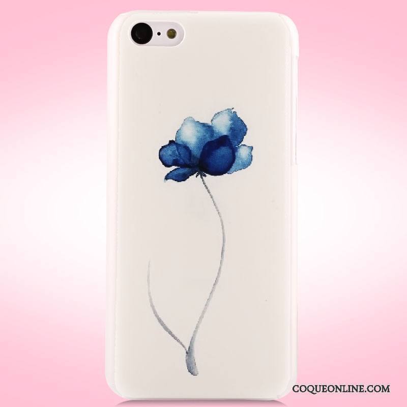 iPhone 5c Coque De Téléphone Tendance Étui Peinture Protection Difficile Violet